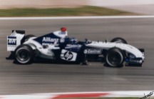 2004 JP Montoya Williams BMW FW26 friday practice GP España Catalunya